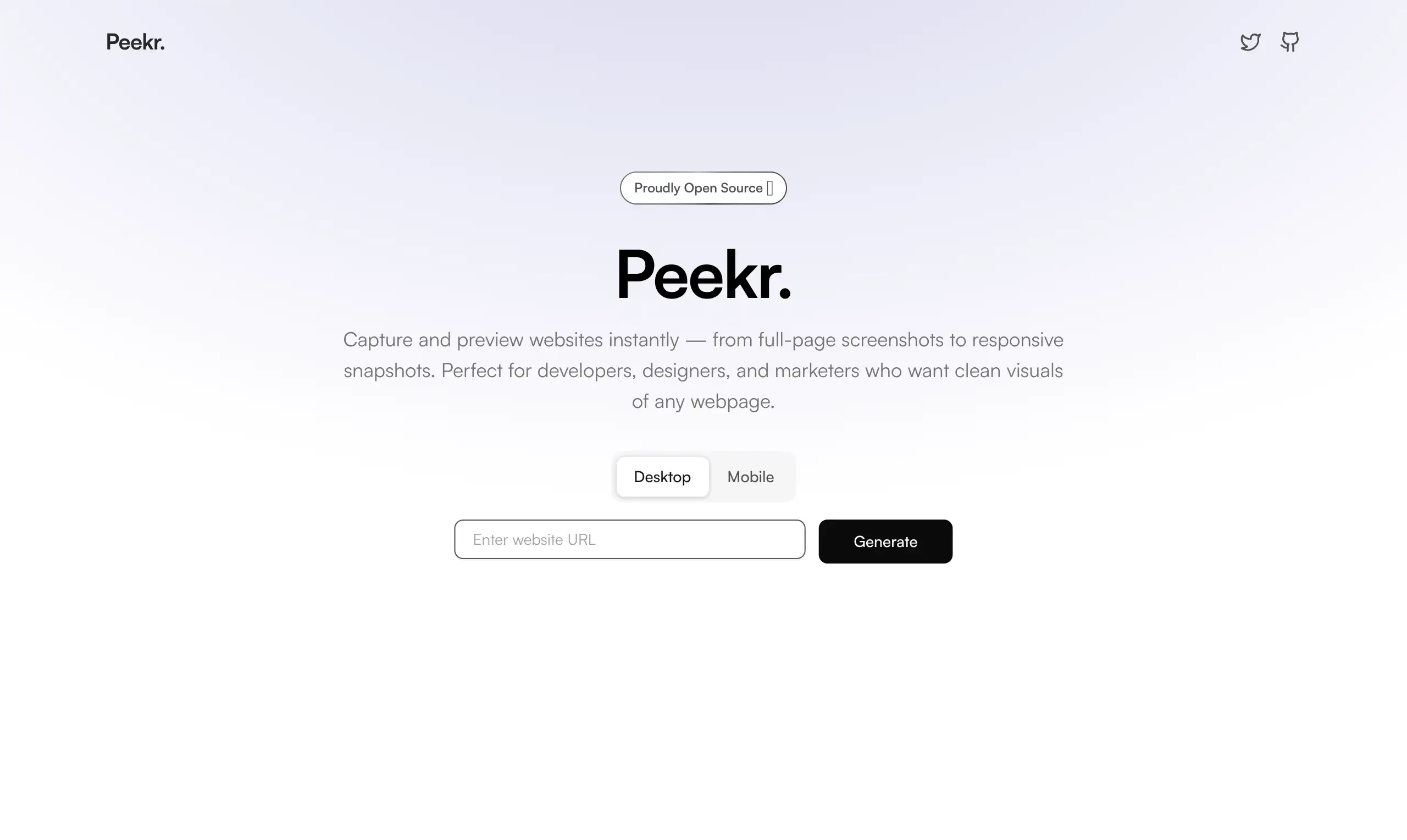 Peekr
